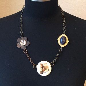 Necklace Cruel Western Horse Charm Cowgirl 22”